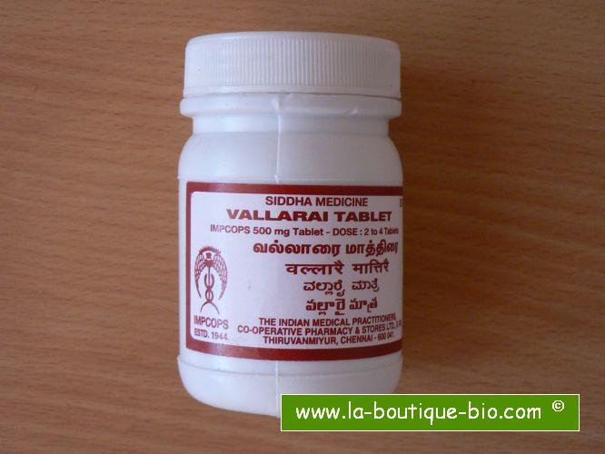 <b>GOTU KOLA - VALLARAI - TABLETS</b><br>Centella Asiatica<br>SKM - ORGANIC AND WILD<br>100 tablets of 500 mg